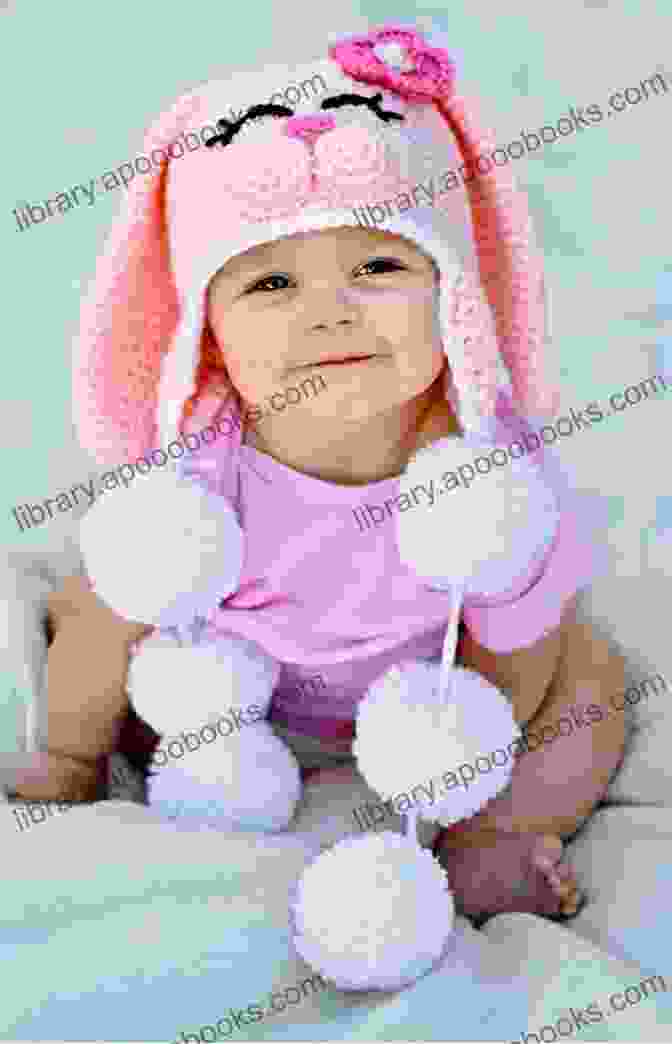 A Baby Wearing A Sweet Crochet Hat With Adorable Bunny Ears, Adding A Touch Of Whimsy To Their Outfit Lovely Baby Booties Ideas To Crochet: Little Things You Can Crochet For Your Baby