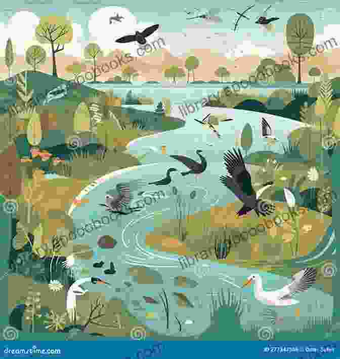 A Breathtaking Illustration Of A Subterranean River Ecosystem, Teeming With Diverse Flora And Fauna Caverns And Creatures: Volume I (Books 1 4)