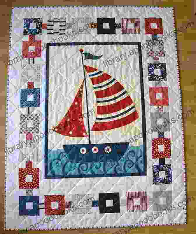 A Cheerful Quilt With A Nautical Design In Shades Of Blue And White Sew Happy: 10 Cheerful Quilts You Ll Have Fun Making