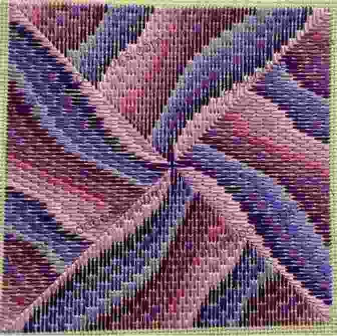 A Close Up Image Of A Vibrant And Intricate Bargello Embroidery, Showcasing The Geometric Patterns And Upright Stitches That Characterize This Traditional Italian Needlework Technique. Bargello Tutorials For Beginners: Bargello Needlepoint And Technique To Start