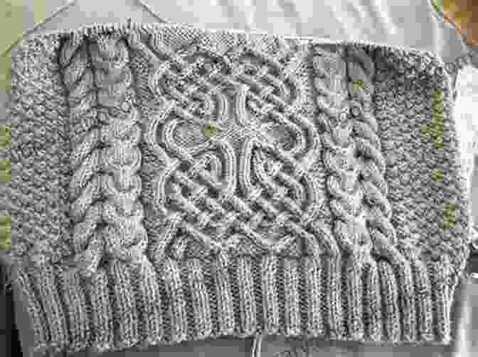 A Close Up Of Intricate Knitted Irish Patterns. Irish Crochet Guide Book: Start Making Beautiful Irish Pattern