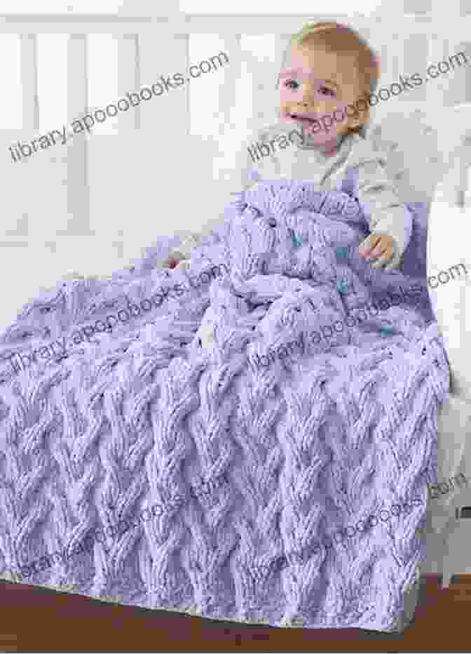 A Cozy Knitted Baby Blanket With Intricate Patterns And Soft Colors Gramma Nancy S Animal Hats (and Booties Too ): Knitted Gifts For Babies And Children