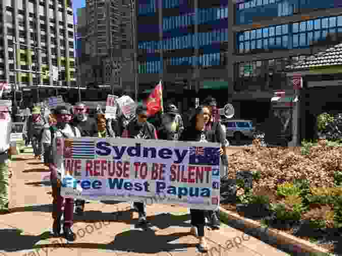 A Crowd Of International Supporters Rallying In Solidarity With West Papua The Road: Uprising In West Papua