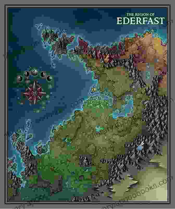 A Detailed Map Of A Fantasy World, Complete With Mountains, Forests, Rivers, And Cities So You Ve Landed In A Fantasy World: How To Survive And Thrive