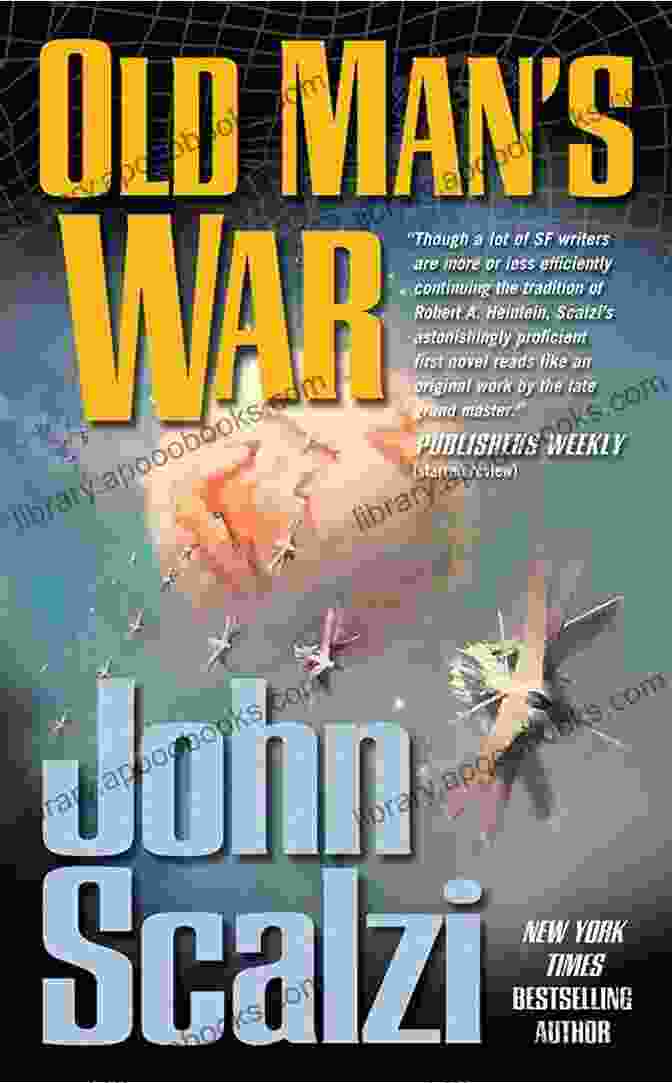 A Man Reading A Copy Of The Book 'Old Man's War' By John Scalzi. The Man Is Sitting In A Comfortable Chair, With A Warm Glow Of Light Behind Him. Old Man S War John Scalzi