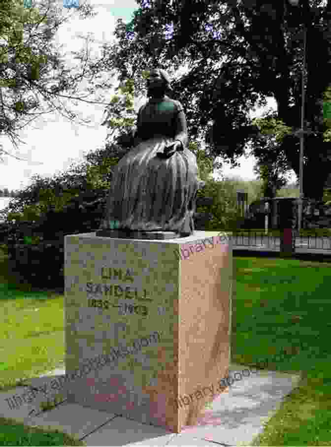 A Memorial Statue Of Anna Sandell, Standing Tall And Proud The Girl Who Saved The King Of Sweden: A Novel