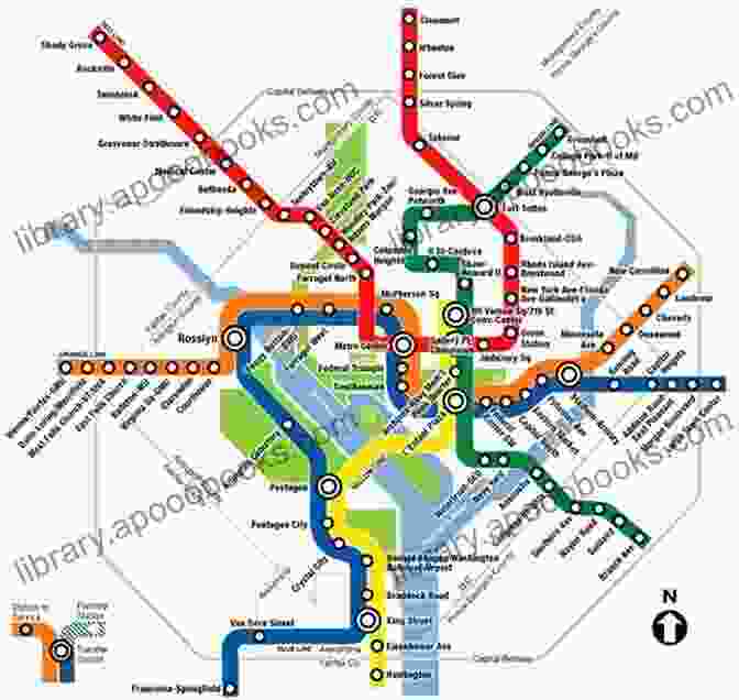 A Metrorail Train In Washington, D.C. Capital Streetcars: Early Mass Transit In Washington D C (General History)