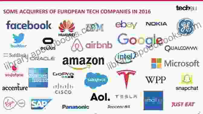 A Montage Of Logos Representing The Dominant Big Tech Companies, Symbolizing Their Interconnectedness And Market Dominance. The Tyranny Of Big Tech