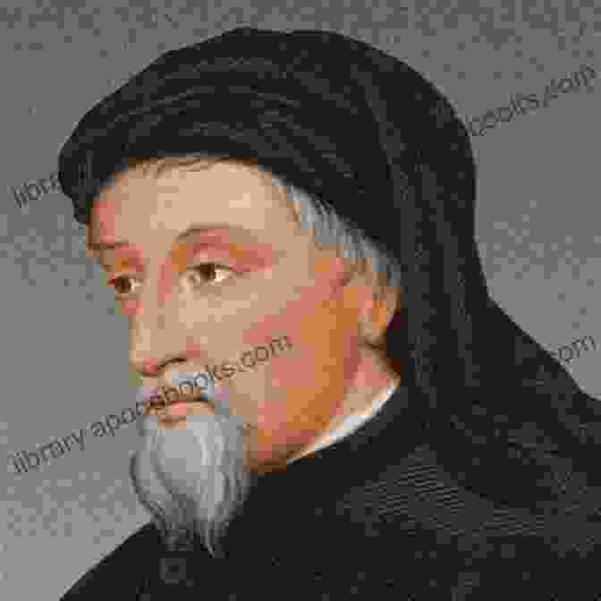 A Portrait Of Geoffrey Chaucer, The First Poet Laureate Of England The Poet Laureates Of England