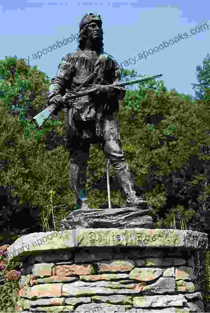 A Statue Of Daniel Boone, His Gaze Fixed Towards The Horizon The Adventures Of Col Daniel Boon