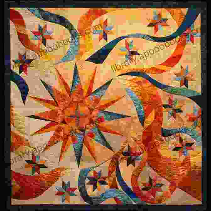 A Vibrant Quilt With A Sunburst Design In Shades Of Yellow And Orange Sew Happy: 10 Cheerful Quilts You Ll Have Fun Making