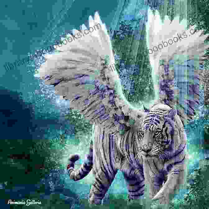 An Ethereal White Tiger With Angelic Wings Graces The Cover Of The Angel Tiger And Other Stories