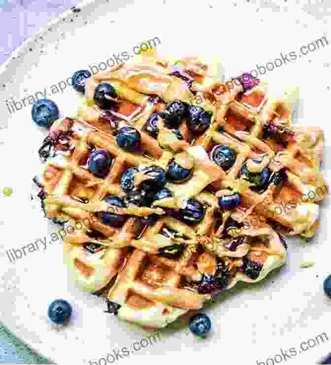 Assortment Of Keto Waffles Including Plain, Chocolate, And Blueberry Keto Chaffle Cookbook: Delicious Ketogenic Waffles Recipes To Cook Natural Low Carb Foods Lose Weight In A Healthy Way And Eat Tasty Keto Meals Without Diet Plan For Your Daily Preparations