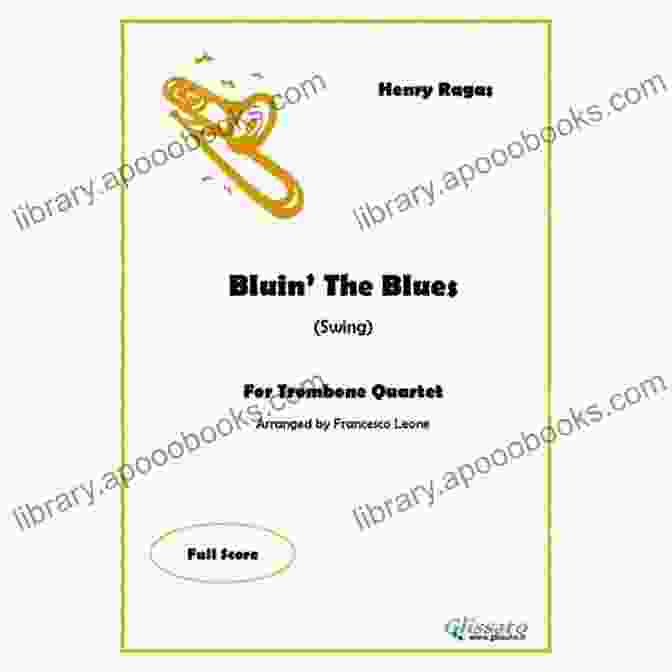 Bluin' The Blues Saxophone Quartet Set Of Parts Cover Image Bluin The Blues Saxophone Quartet Set Of PARTS