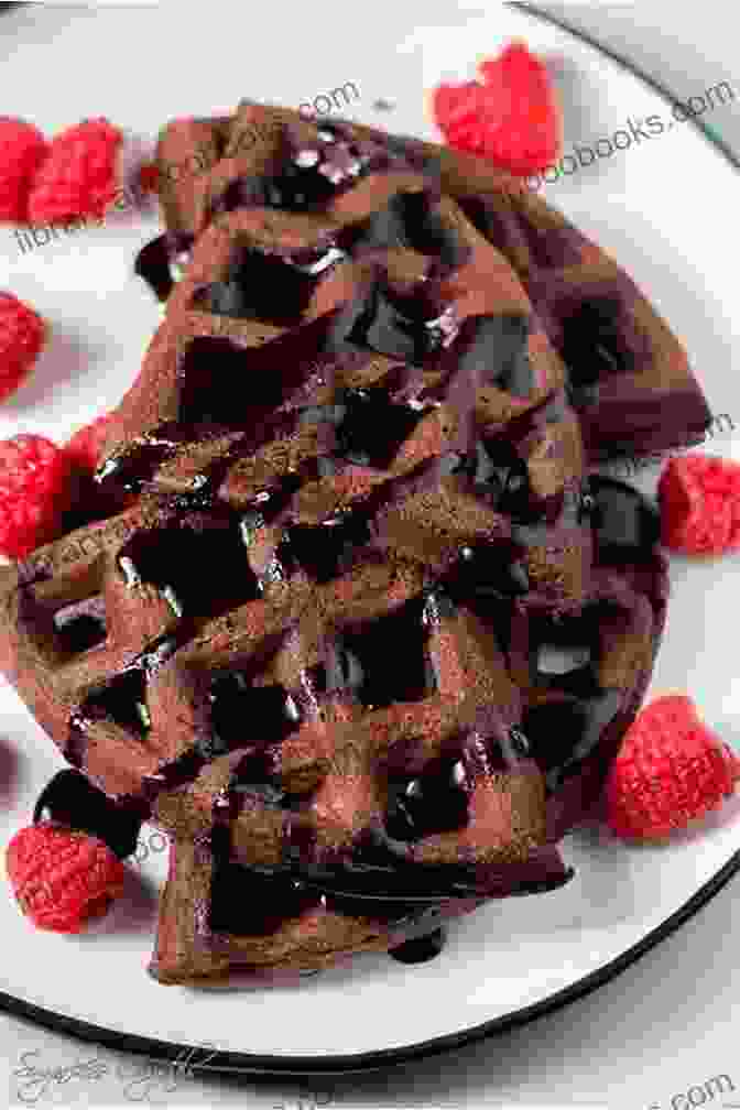 Chocolate Keto Waffles Topped With Chocolate Sauce And Whipped Cream Keto Chaffle Cookbook: Delicious Ketogenic Waffles Recipes To Cook Natural Low Carb Foods Lose Weight In A Healthy Way And Eat Tasty Keto Meals Without Diet Plan For Your Daily Preparations