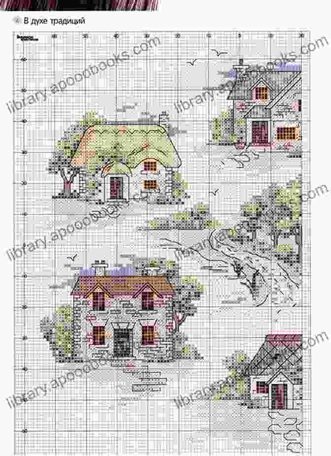 Country Cottage Cross Stitch Pattern