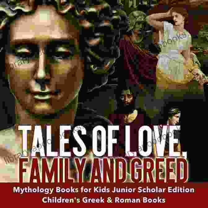 Cover Of The Book 'Tales Of Love, Family, And Greed: Mythology For Kids Junior Scholars Edition' Tales Of Love Family And Greed Mythology For Kids Junior Scholars Edition Children S Greek Roman