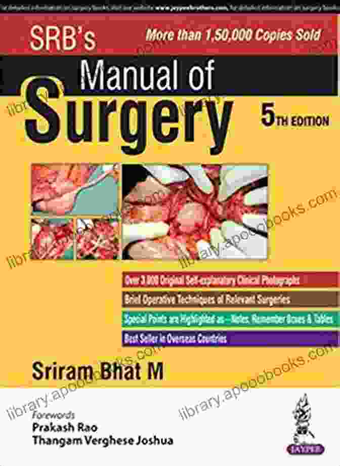 Cover Of The Srb Manual Of Surgery, Featuring Precise Surgical Illustrations And A Modern Design SRB S Manual Of Surgery