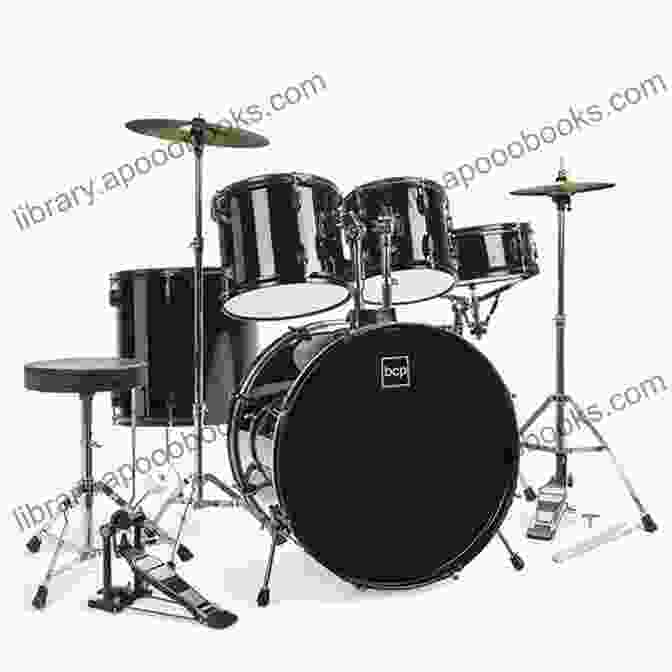 Drum Set With Sticks, Bass Drum, Snare Drum, And Cymbals Easiest Drum Set Rebecca Bogart