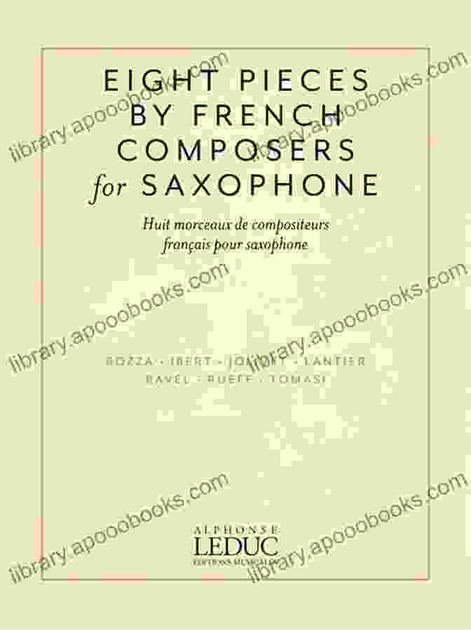 Eight Pieces By French Composers For Saxophone Book Cover Eight Pieces By French Composers For Saxophone For Alto Saxophone And Piano