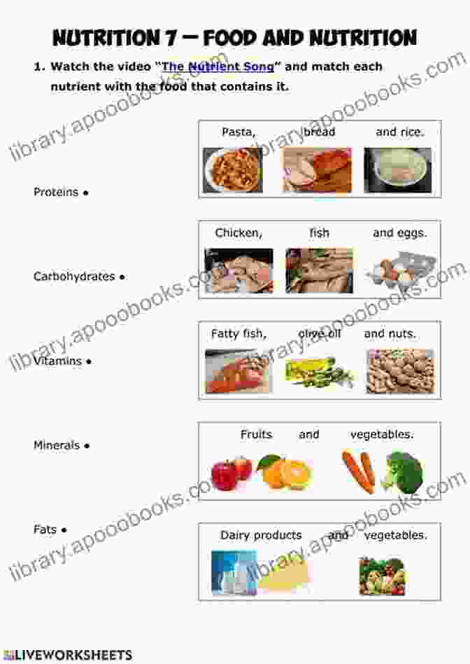 Food And Nutrition Important Facts About Your Health Science 3rd Grade Children S Biology