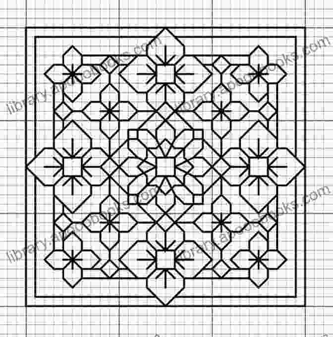 Geometric Blackwork Patterns Geometric Blackwork Sampler 4 Blackwork Pattern