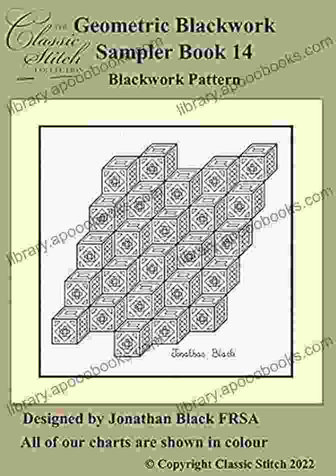 Geometric Blackwork Sampler Book: Intricate Patterns And Timeless Designs Geometric Blackwork Sampler 5 Blackwork Pattern