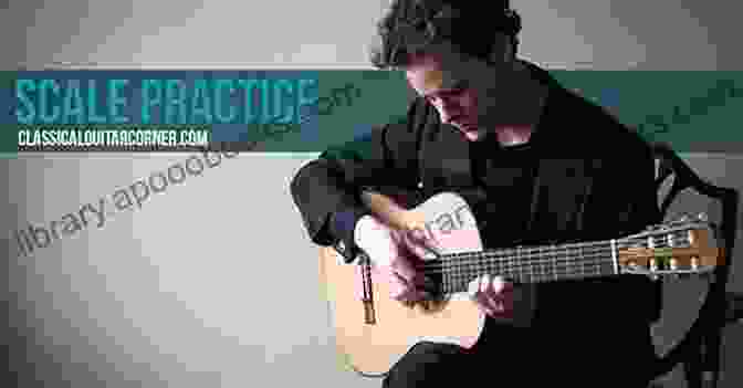 Guitarist Practicing An Etude On A Classical Guitar Classical And Flamenco Guitar Solos And Etudes