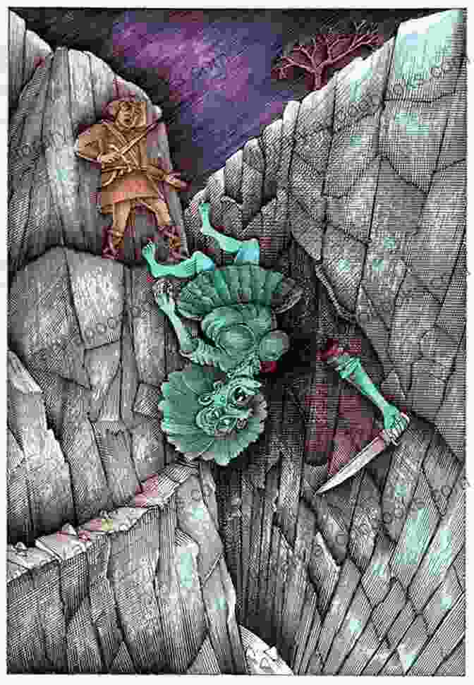 Illustration Of A Battle Scene From Grettir Saga Grettir S Saga (Heritage) John Heil