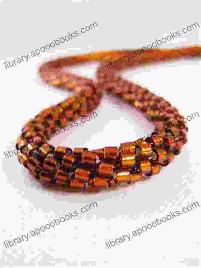 Image Of A Beaded Kumihimo Necklace Necklaces Braided On The Kumihimo Disk