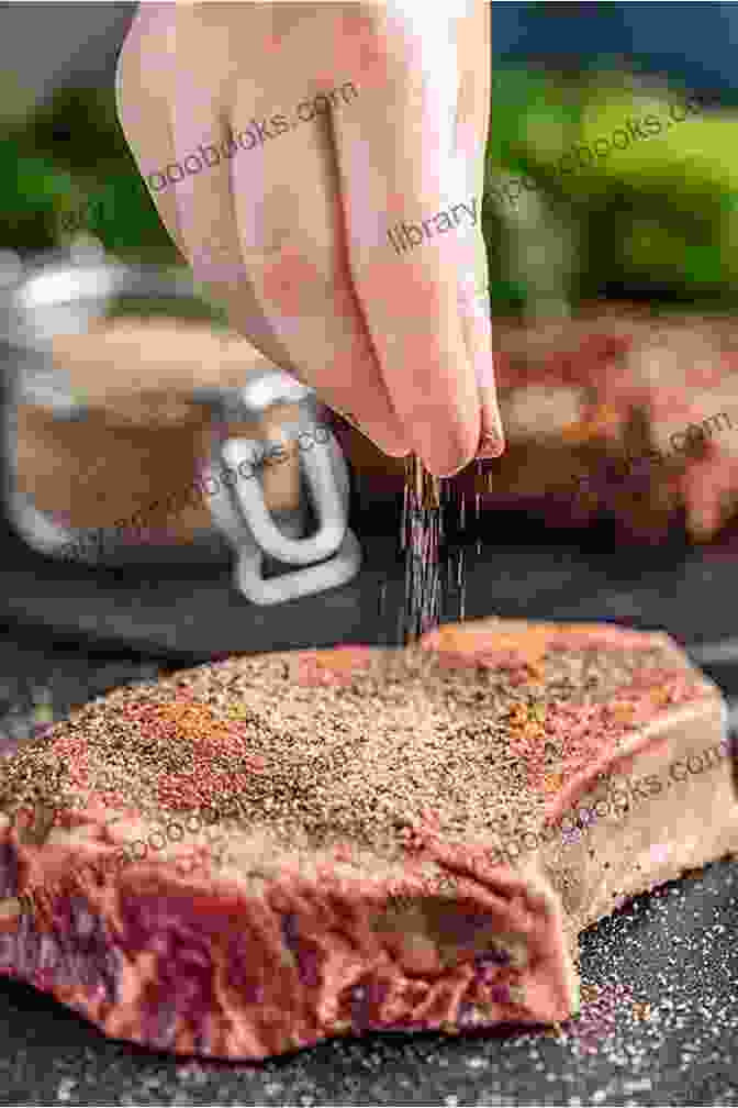 Image Of Steak Being Seasoned With Various Spices How To Cook A Steak: Taste Of Meat