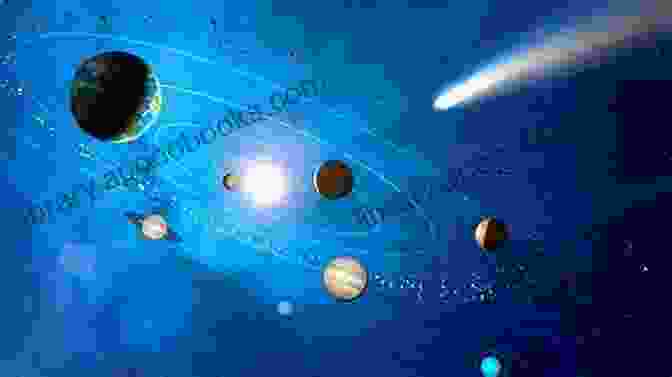 Nieko And Amani Floating In Space, Surrounded By Stars And Planets. Nieko And Amani Go To Space