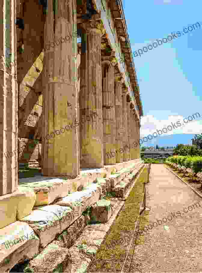 Panoramic View Of The Ancient Agora, Featuring The Temple Of Hephaestus And The Stoa Of Attalos. Athens John Gill