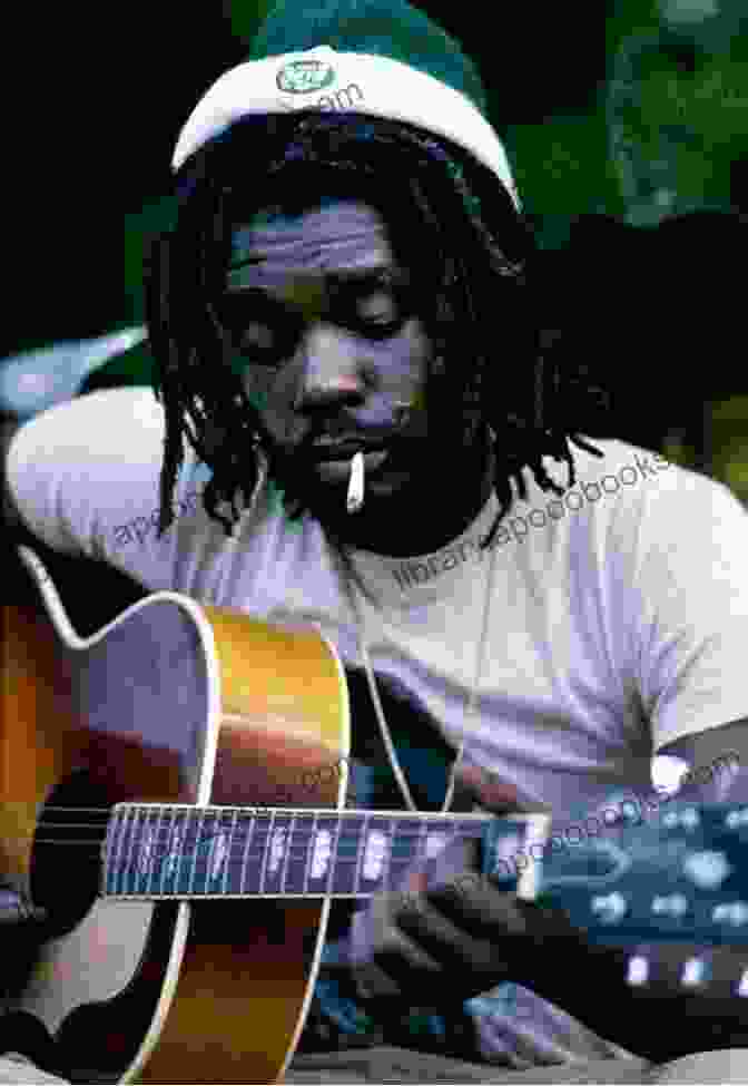 Peter Tosh, The Legendary Reggae Musician, With His Characteristic Guitar And Striking Dreadlocks. Steppin Razor: The Life Of Peter Tosh