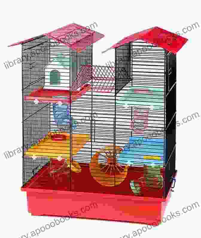 Spacious And Stimulating Hamster Cage With Multiple Levels, Hiding Spots, And Enrichment Toys How To Have A Happy Healthy Hamster An A To Z Guidebook On Hamster Raising And Caring: About Mice