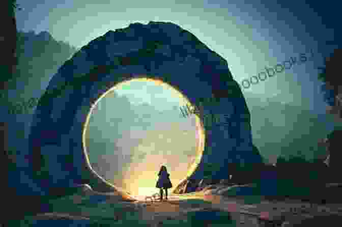 The Inner World Book Cover Featuring A Young Woman Standing In Front Of A Portal Leading To A Dark Forest Goblin King: A Dark Fairy Tale Portal Fantasy (The Inner World 2)