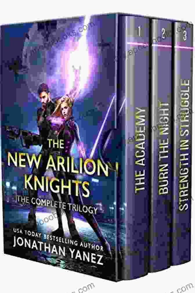 The New Arilion Knights Book Cover, Showcasing Vibrant Artwork And Captivating Imagery The Academy: A Space Fantasy Adventure (The New Arilion Knights 1)