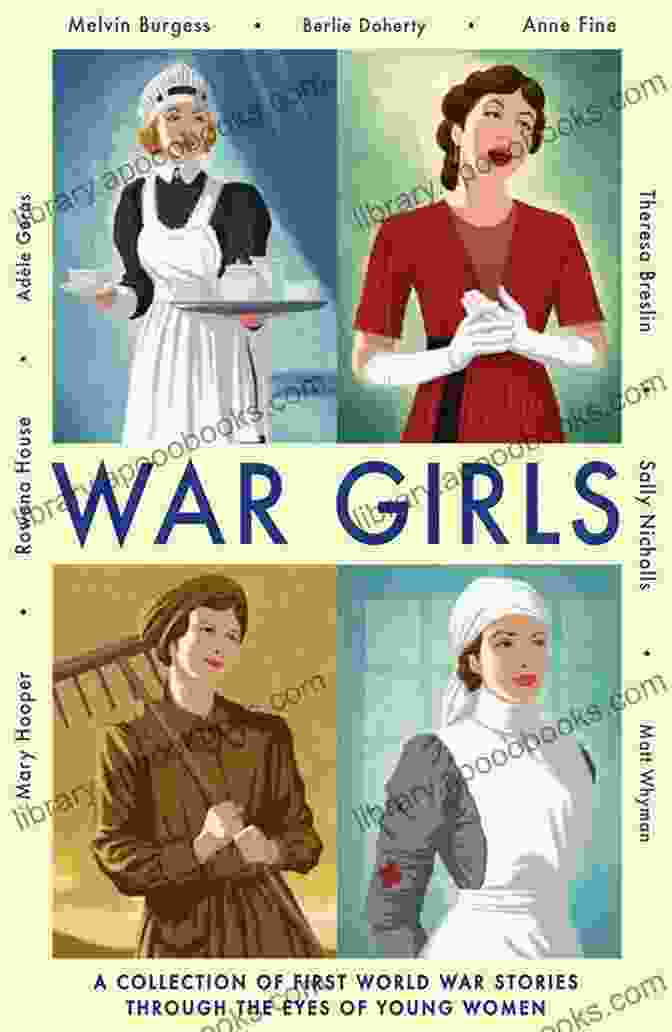 War Girls Book Cover, Featuring A Black And White Photo Of Three Young Women In Military Uniforms, Smiling Amidst The Chaos Of War. Trouble Brewing: A Heart Wrenching Story Of Love And Humanity In WWII (War Girls 5)