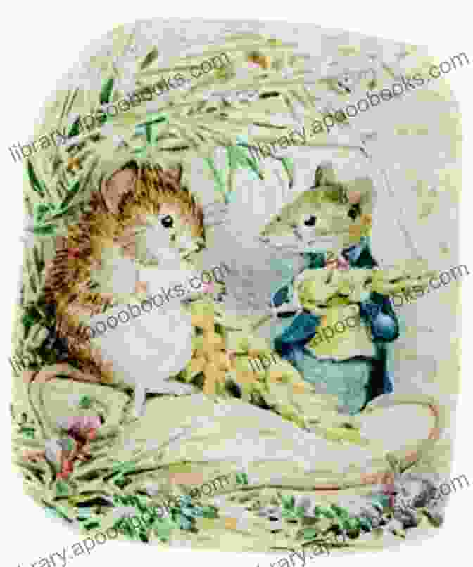 Watercolor Illustration Of Johnnie Town Mouse And Timmy Willie By Beatrix Potter Timmie Willie Counted Cross Stitch Pattern: The Tale Of Johnnie Town Mouse Beatrix Potter