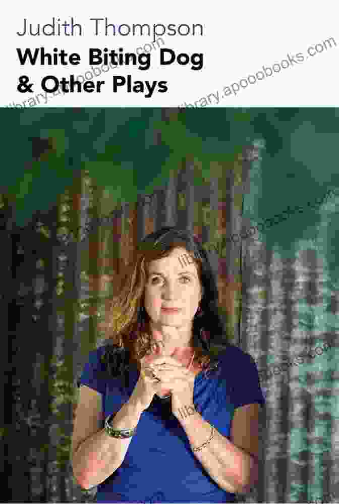 White Biting Dog Play Cover, Depicting A Woman Clutching A Dog White Biting Dog And Other Plays