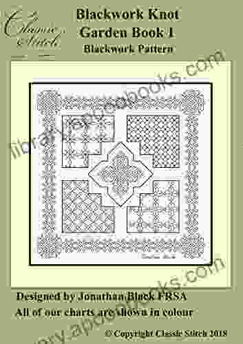 Blackwork Knot Garden 1 Blackwork Pattern