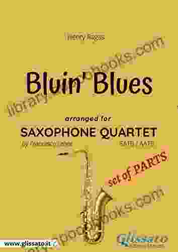 Bluin The Blues Saxophone Quartet set of PARTS