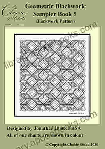 Geometric Blackwork Sampler 5 Blackwork Pattern