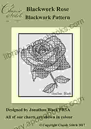 Blackwork Rose Blackwork Pattern Jonathan Black