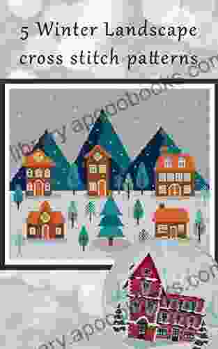 5 Winter Landscape cross stitch patterns