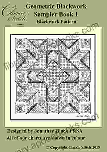 Geometric Blackwork Sampler 1 Blackwork Pattern