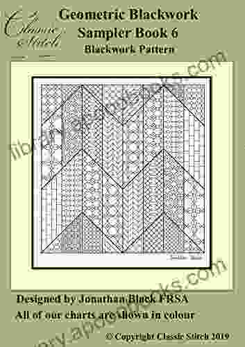 Geometric Blackwork Sampler 6 Blackwork Pattern