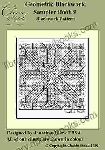 Geometric Blackwork Sampler 9 Blackwork Pattern